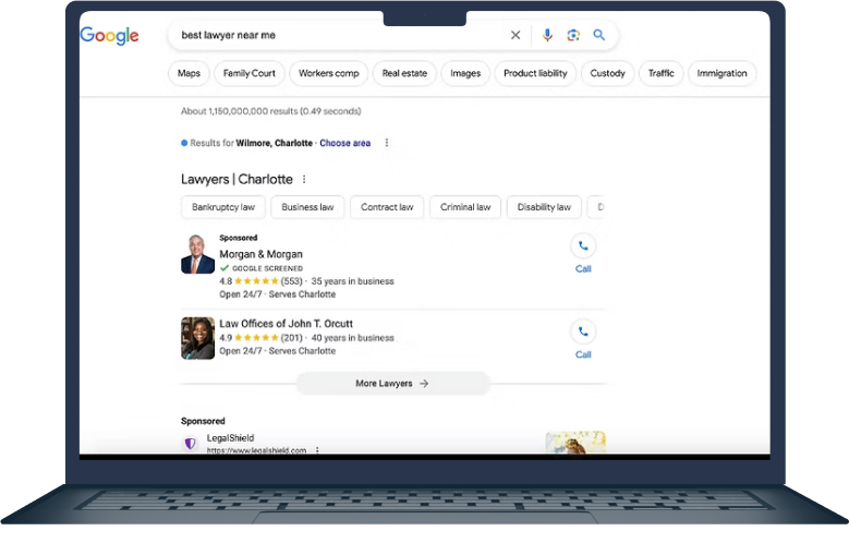 Google LSAs Preview Screenshot